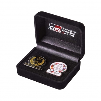 Toyota Gazoo Racing jelvény winning pin badge set