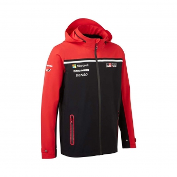 Toyota Gazoo Racing férfi kapucnis kabát wrt rain jacket black