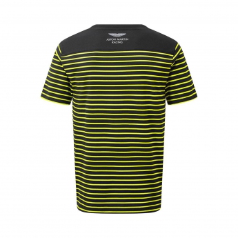 Aston Martin férfi póló mens stripe t-shirt