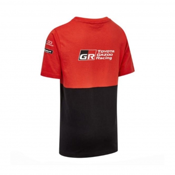 Toyota Gazoo Racing gyerek póló wrt kids team t-shirt redblack