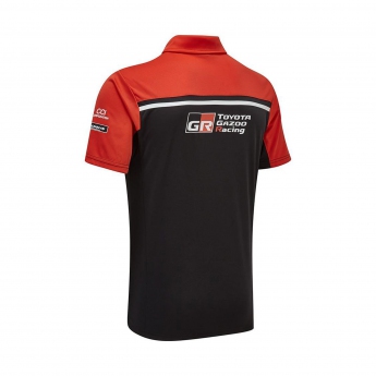 Toyota Gazoo Racing pólóing wrt mens team polo shirt redblack