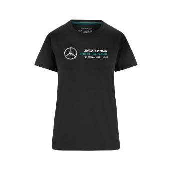 Mercedes AMG Petronas női póló logo black F1 Team 2022