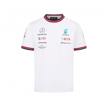 Mercedes AMG Petronas férfi póló team white F1 Team 2022