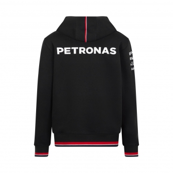 Mercedes AMG Petronas gyerek kapucnis pulóver team sweatshirt black F1 Team 2022