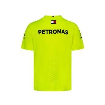 Mercedes AMG Petronas férfi póló set up yellow F1 Team 2022