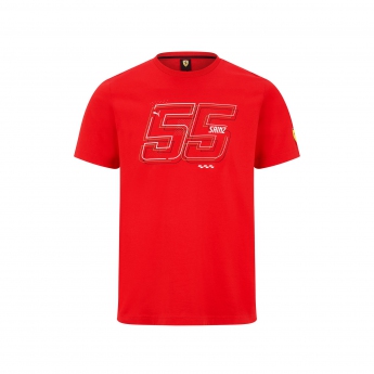 Ferrari férfi póló Sainz red F1 Team 2022