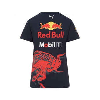 Red Bull Racing női póló official Teamline Replica navy F1 Team 2022
