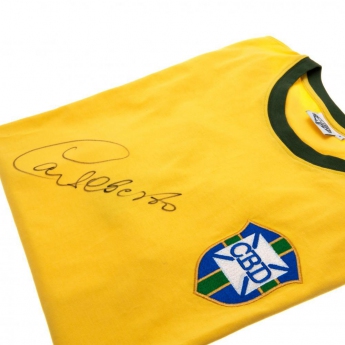 Legendák futball mez Brasil Alberto Signed Shirt