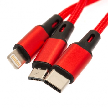 FC Liverpool töltőkábel 3 in 1 charging cable