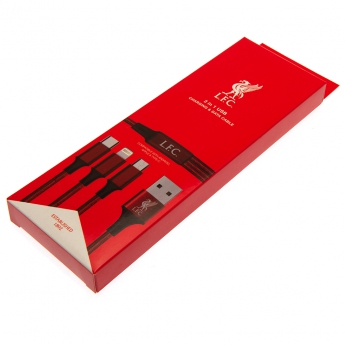 FC Liverpool töltőkábel 3 in 1 charging cable