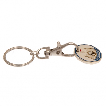 Newcastle United kulcstartó trolley coin keyring