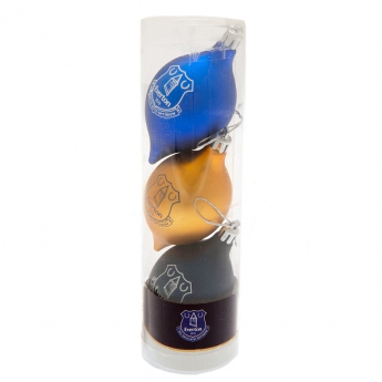 FC Everton Karácsonyi díszek 3pk vintage baubles