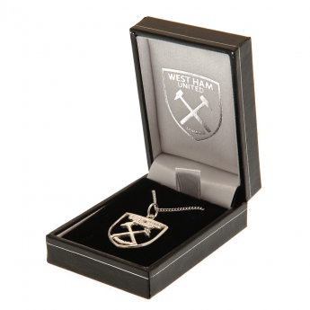West Ham United függő sterling silver pendant & Chain CR