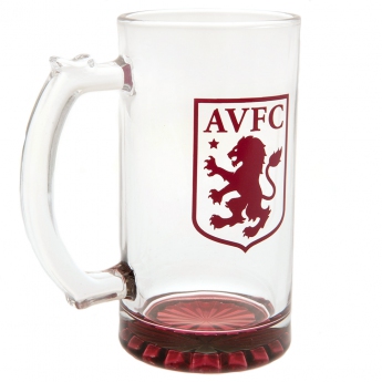 Aston Villa poharak stein glass tankard