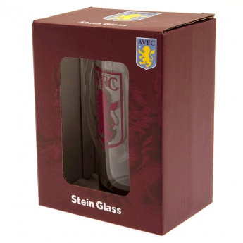 Aston Villa poharak stein glass tankard