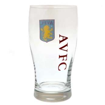 Aston Villa pint tulip pint glass