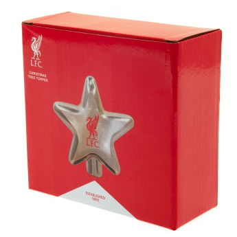 FC Liverpool Karácsonyi díszek gold tree topper