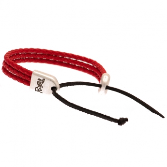 FC Liverpool karkötő 3 line crest slider bracelet