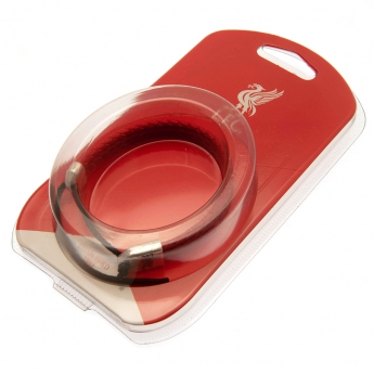 FC Liverpool karkötő 3 line crest slider bracelet