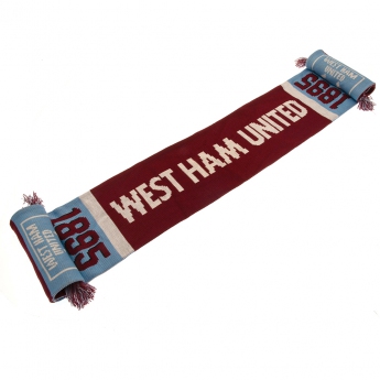 West Ham United téli sál scarf 1895 RT