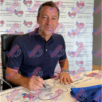 Legendák bekeretezett mez Chelsea FC 2000 Terry Signed Shirt (Framed)