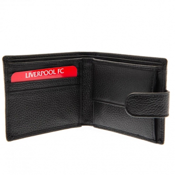 FC Liverpool pénztárca black leather wallet