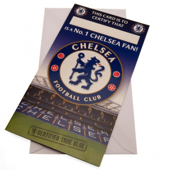 FC Chelsea születésnapi köszöntő birthday card no 1 fan