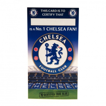 FC Chelsea születésnapi köszöntő birthday card no 1 fan