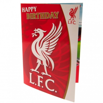FC Liverpool születésnapi köszöntő musical birthday card