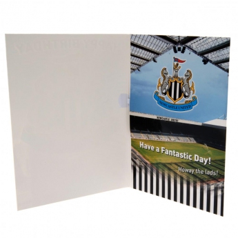 Newcastle United születésnapi köszöntő musical birthday card