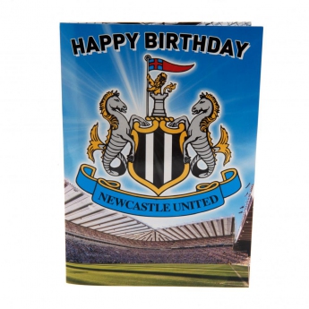 Newcastle United születésnapi köszöntő musical birthday card