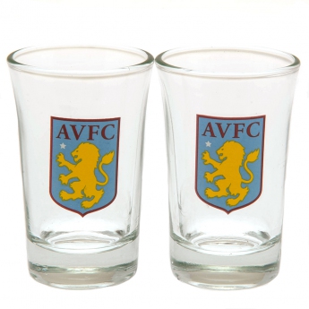Aston Villa 2 féldecis pohár szett 2pk shot glass set