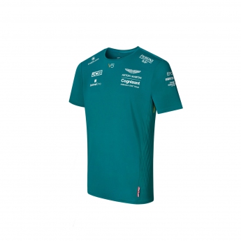 Aston Martin férfi póló Vettel green F1 Team 2022