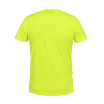 Valention Rossi férfi póló yellow logo VR46 black Core