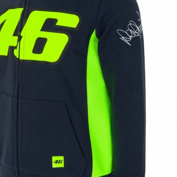 Valention Rossi gyerek kapucnis pulóver VR46  -  Classic black 2022