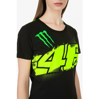 Valention Rossi női póló Monza 46 Monster Energy black 2022