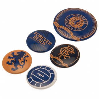 FC Rangers kitűző szett Button Badge Set