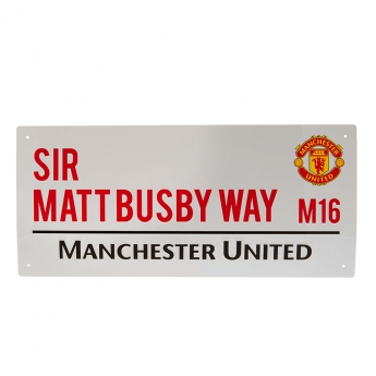 Manchester United fém tábla Street Sign MB