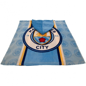 Manchester City gyerek poncsó Kids Hooded Poncho