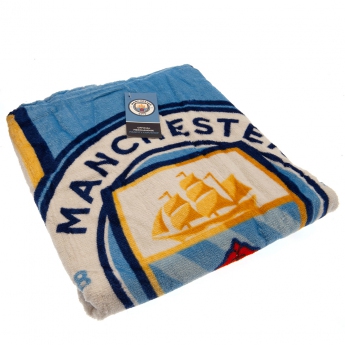 Manchester City gyerek poncsó Kids Hooded Poncho