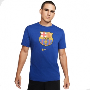 FC Barcelona férfi póló 19 evergreen blue