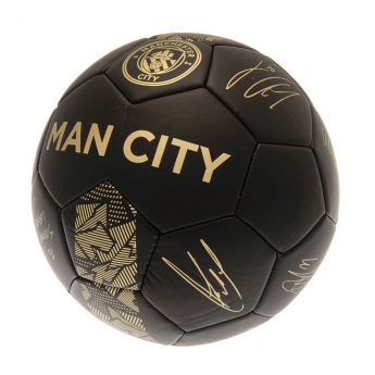 Manchester City mini focilabda Skill Ball Signature Gold PH size 1