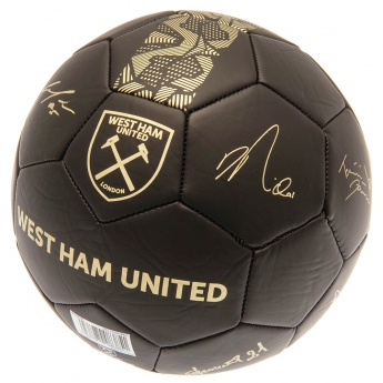 West Ham United futball labda Signature Gold PH size 5