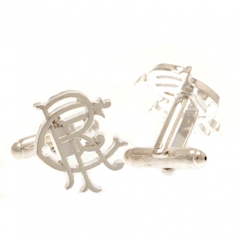 FC Rangers mandzsettagomb Silver Plated RFC Cufflinks