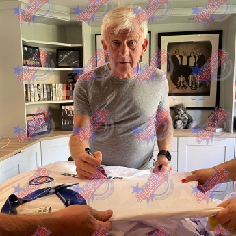 Legendák bekeretezett mez Leeds United 1992 Strachan Signed Shirt (Framed)