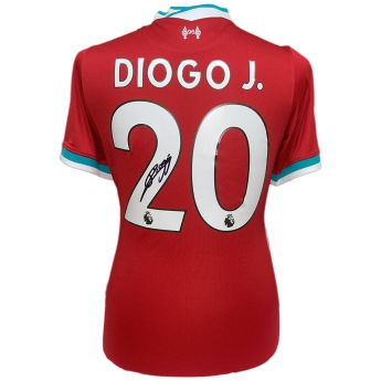 Legendák futball mez Liverpool 2020-21 Jota Signed Shirt