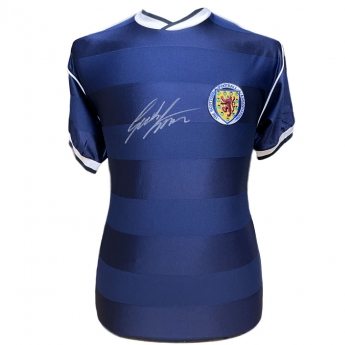 Legendák futball mez Scottish 1986 Strachan Signed Shirt