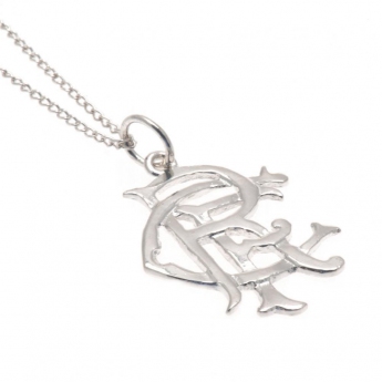 FC Rangers nyaklánc medállal Sterling Silver Pendant & Chain Small