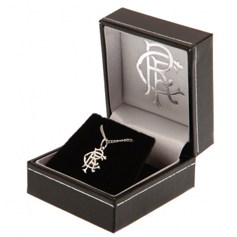 FC Rangers nyaklánc medállal Sterling Silver Pendant & Chain Small