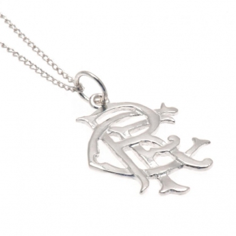 FC Rangers nyaklánc medállal Sterling Silver Pendant & Chain Medium